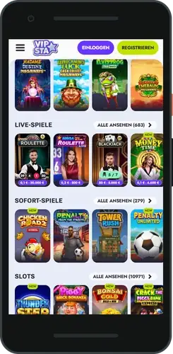 Vipsta casino inicio de sesión